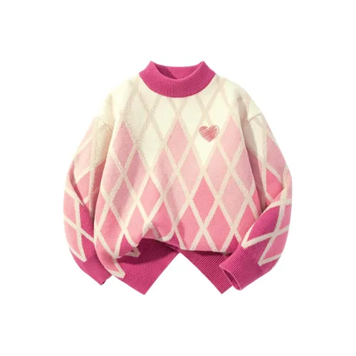 La Chapelle Розовое сердечко Силикон K Kids Свитеры