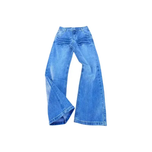 CARE NOTE Синий Унисекс Джинсы