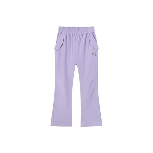 PUMA Fw25 Толстые детские тренировочные брюки осенние для малышей