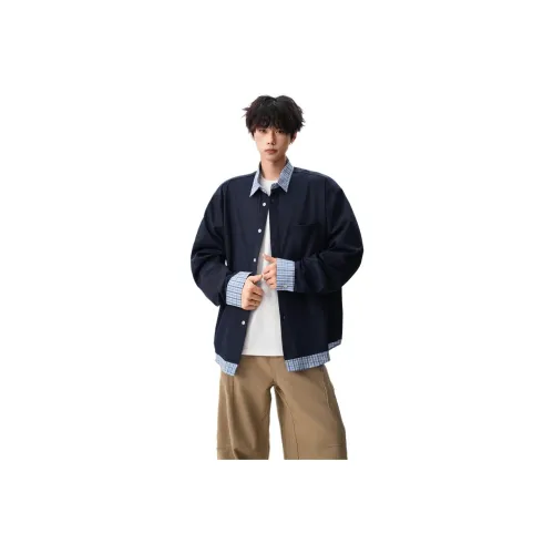 Humanism 1986 Темно-синие Унисекс Рубашки