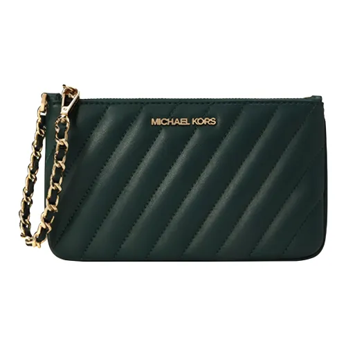 MICHAEL KORS Розовый держатель для карт кошелек клатч среднего размера женский яшма