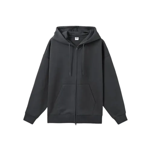 UNIQLO Темно-серый унисекс куртки