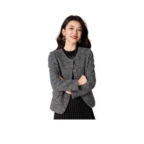 Mylan Серый Женский Короткий Пальто