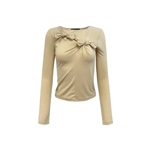 EXPIRED GIRL Жёлтые Женские T-рубашки