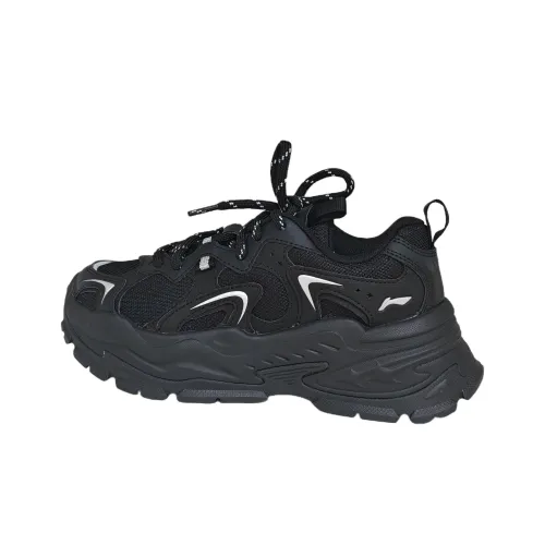 Лайнер Starlight Амортизация Противоскользящее покрытие Низкий топ Повседневная обувь Женская Черный