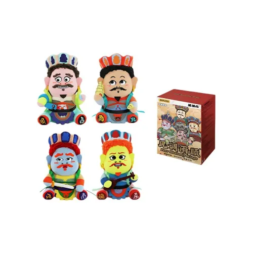 52TOYS Супер Revitalized Четыре Great Heavenly Kings OF Wind and Rain Слепые коробки Single Mystery Коробка Целая коробка 4 шт