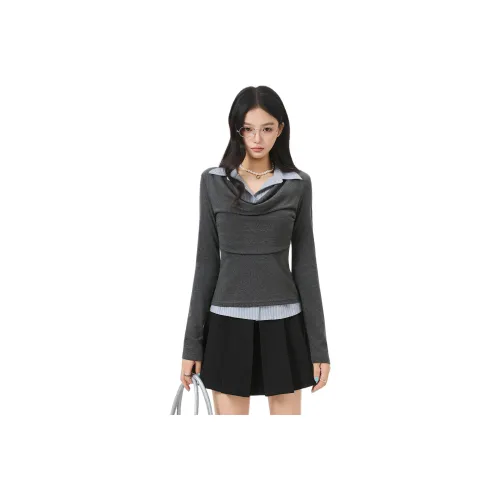 Shuhao Bai Набор с короткими рукавами рубашка женская