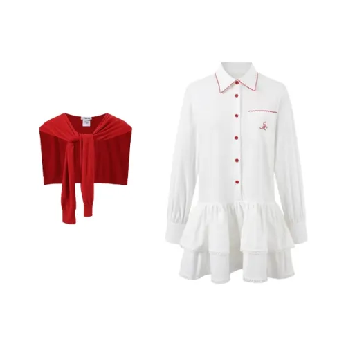 COVT Длинное платье с длинными рукавами женское