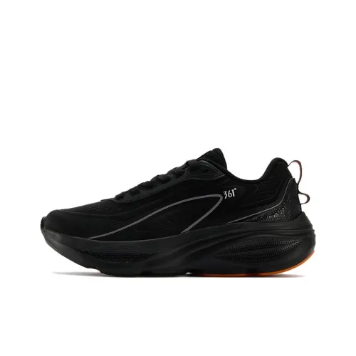 361° Nebula Амортизация Rebound Низкий Топ Повседневные Беговые кроссовки Мужские Черные
