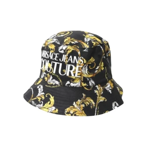 VERSACE Мужские хлопковые панамы Желтый Черный