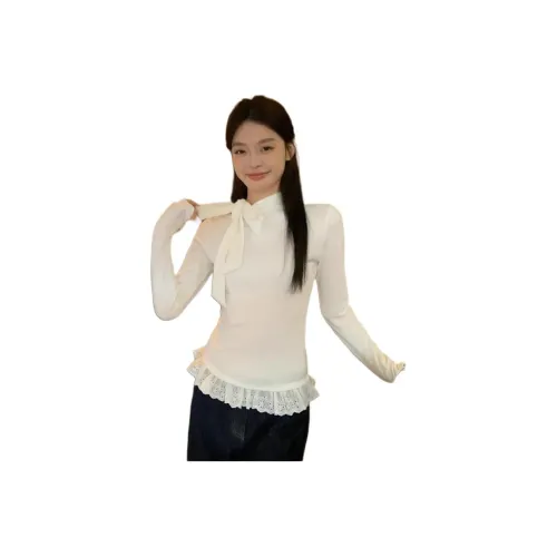 HKPXR Белый Женские T-рубашки