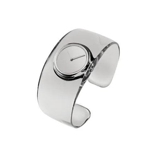 ISSEY MIYAKE Кварцевый механизм Смола Ремешок Часы Унисекс Черный циферблат SILAW002