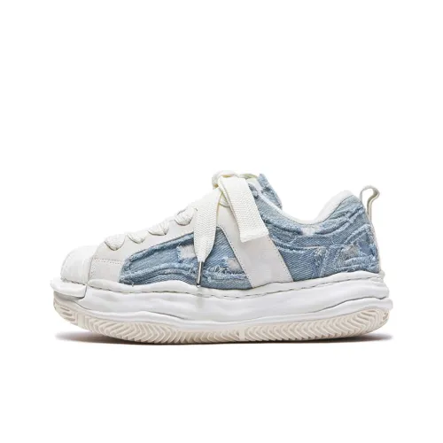 OUBT Эстетика состаривания Деконструкция Оболочка Голова Растворение Обувь Модный Модный Вымыть Рваные