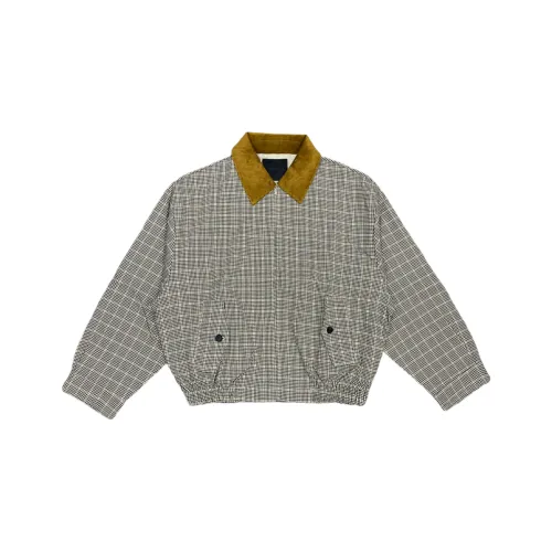 PGKZ Хаки Клетка Унисекс Куртки