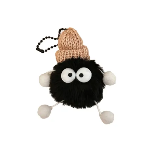 MDH Cute Dazzling Маленький угольный шарик FLUFFY Плюшевый Подвеска 6,5 см Высокий