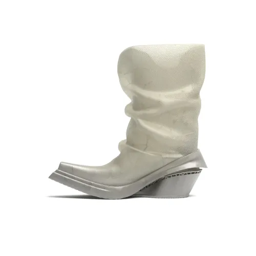 Scry Fold Botines Колено Высокие сапоги Унисекс Прозрачный