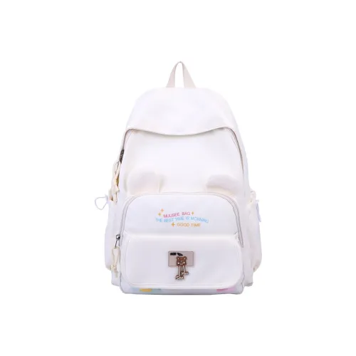 CREAM BEAR Нейлоновый рюкзак стандартный для подростков сливочный фиолетовый небесно-синий желтый черный