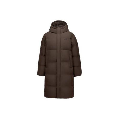 Skechers Темный Карамельный Коричневый 05U5 Унисекс Пуховики