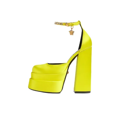 FANSIZHE Грубый каблук Высокие каблуки 15,5 см Женские Желтый