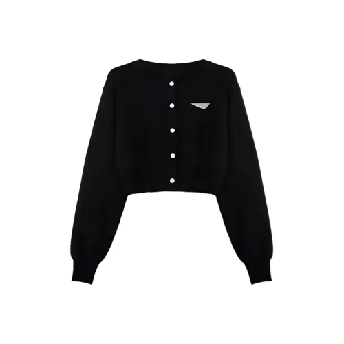 Wang Leshi Черный Женский Трикотаж