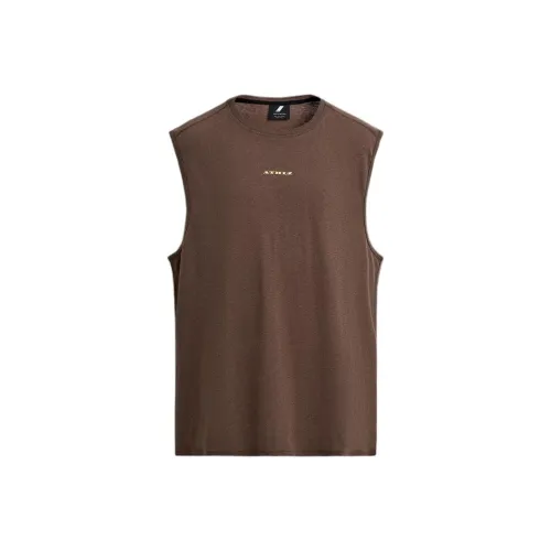 ZARA Коричневый Мужские Майки