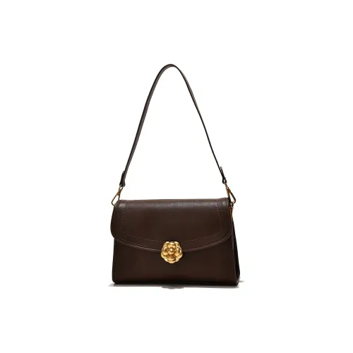 Vigno ПУ (полиуретан) Сумка через плечо Женская Кофейный Черный Анкора Красный Какао Коричневый