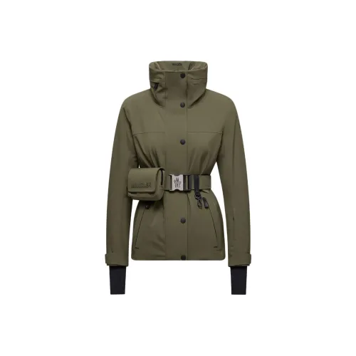 Moncler С капюшоном Утепленный SKI Пуховая куртка Женская