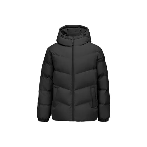 Skechers Углерод Черный 0018 Мужской Пух