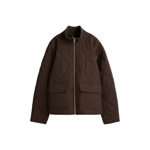 H M Темно-коричневые женские куртки