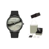 Набор браслетов из черного стали