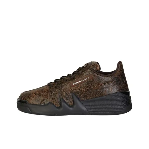 Giuseppe Zanotti GZ Talon Low Скейтборд Кроссовки Мужские Сигарный Коричневый