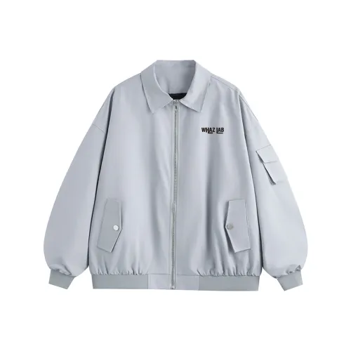 WHAZLAB Длинные С длинным рукавом Куртки и Пальто Унисекс