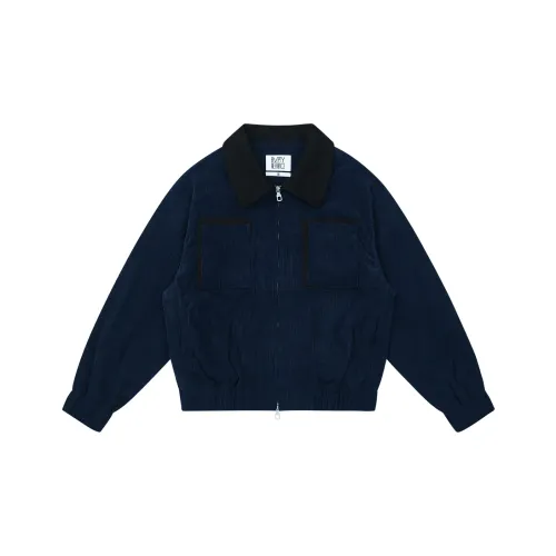 EMPTY REFERENCE Темно-синие унисекс куртки