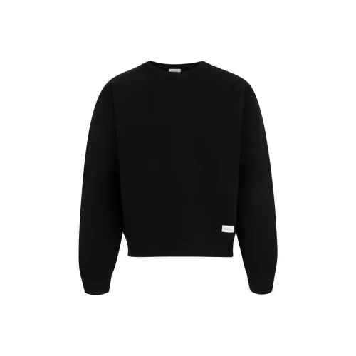 SAINT LAURENT Мужские черные свитеры