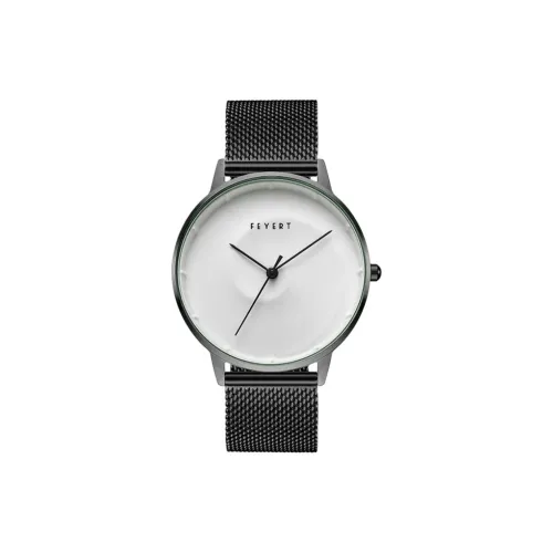 FEYERT Swirl Collection Кварцевый механизм нержавеющая сталь ремешок унисекс белый циферблат