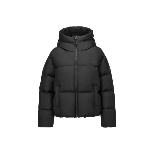 Skechers Пуховик Женские Углерод Черный