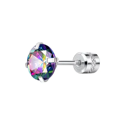 WuliHead Титановые и стальные серьги-гвоздики унисекс