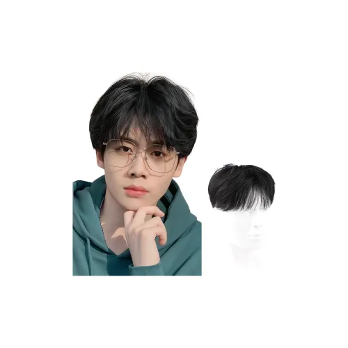 Time Shadow Корейский стиль Натуральный дифференциальный наждачный инструмент COVER Мужская парик Волосы человека