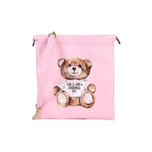 MOSCHINO Сумка-ведро из коровьей кожи сумка через плечо женская розовая