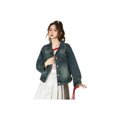 FAWENXIANGZI Джинсовая куртка Женская