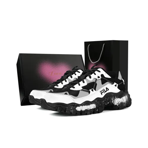 FILA Жидкость Повседневная обувь Низкий топ Черный Белый Унисекс