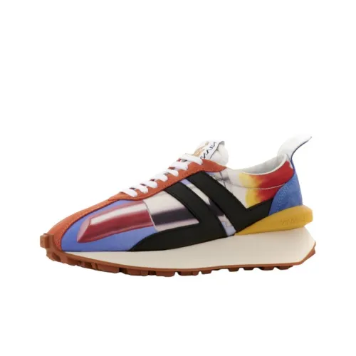 Lanvin Bumpr Амортизаторы Shock Absorbers Slip-Resistant Abrasion-Resistant Lightweight Low Top Повседневная обувь Женская Многоцветная