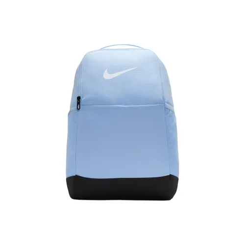 Nike Brasilia Ткань Рюкзак Унисекс Небесно-синий Черный Белый