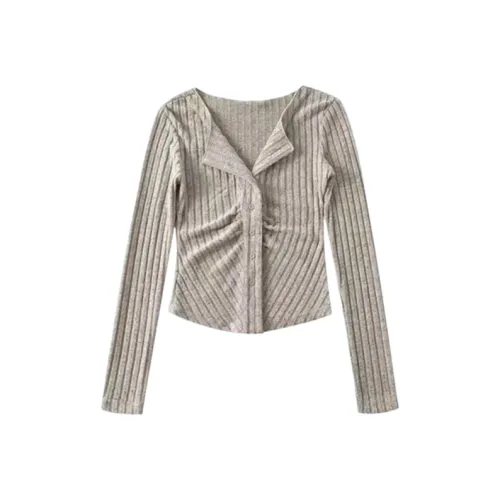 Wang Leshi Абрикос Женские T-рубашки