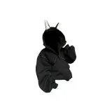 Черный с флисовой подкладкой