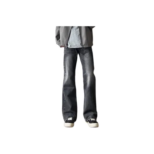 SOUL WORKER Черный Унисекс Джинсы