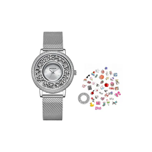 JUNO MALLET· Кварцевый механизм ремешок из нержавеющей стали серебристый циферблат женские часы