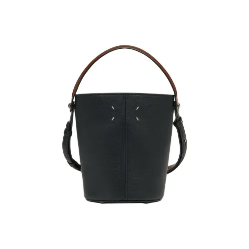 Maison Margiela Телячья кожа Ведрообразная сумка Женская Черная