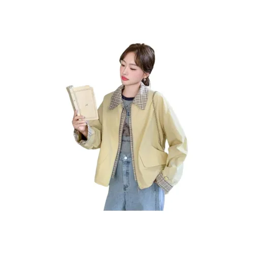 HAPG Жёлтые Женские Куртки