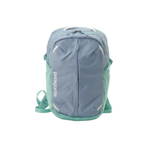 Patagonia Переработанный полиэстер рюкзак унисекс свежий синий зеленый